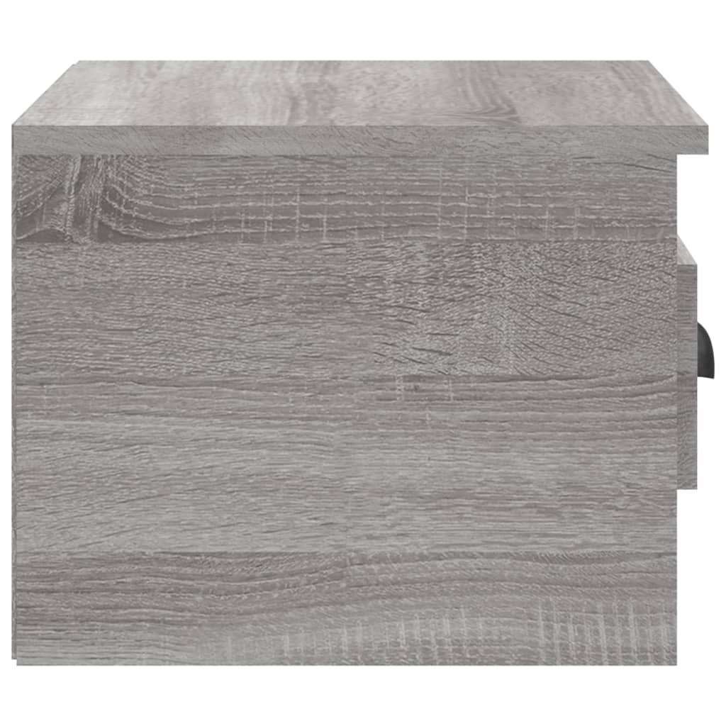 Wall Bedside Tables 2 pcs. Gray Sonoma 41.5x36x28 cm