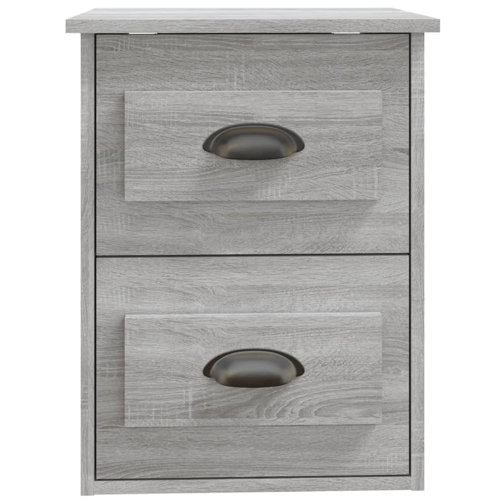 Table de chevet murale grise Sonoma 41,5x36x53 cm