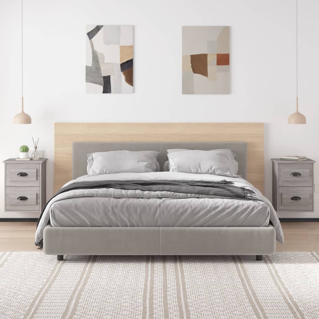 Wall Bedside Tables 2 pcs. Gray Sonoma 41.5x36x53 cm