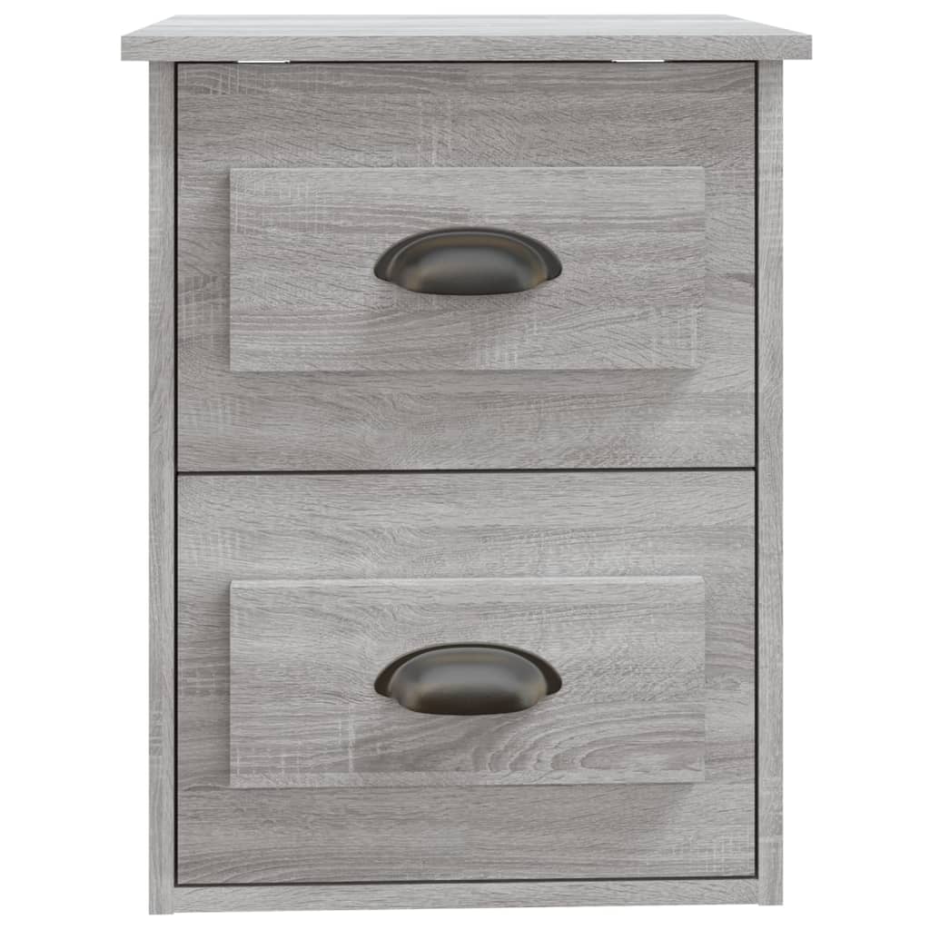Wall Bedside Tables 2 pcs. Gray Sonoma 41.5x36x53 cm