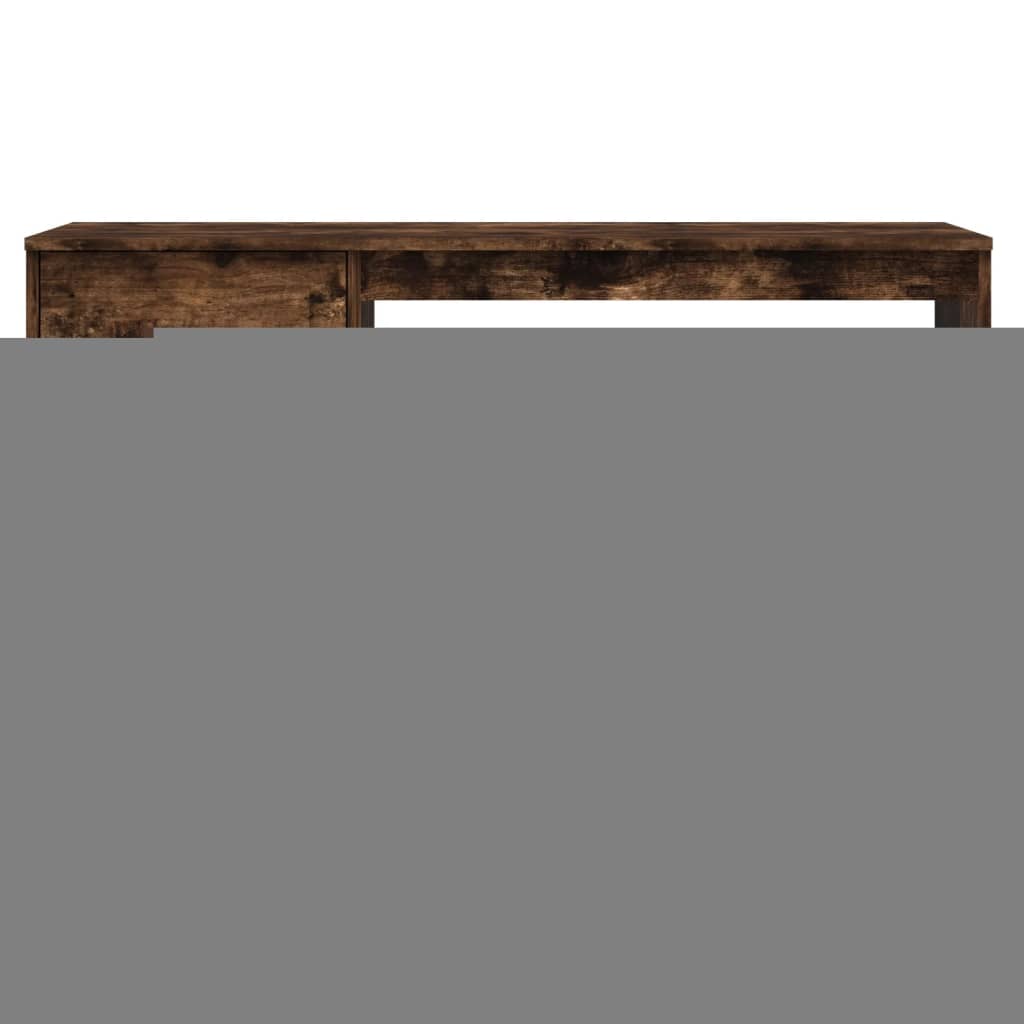 Desk with drawer smoked oak 115x50x75cm