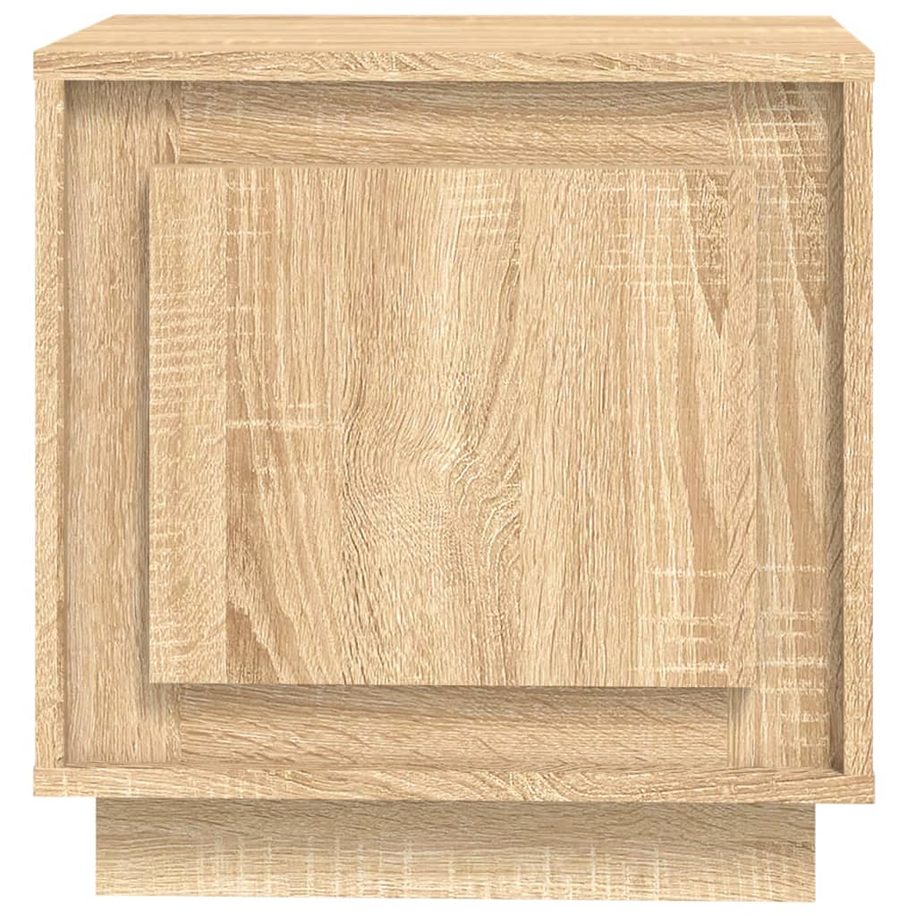 Tables de chevet 2 pcs. Chêne Sonoma 44x35x45 cm matériau bois