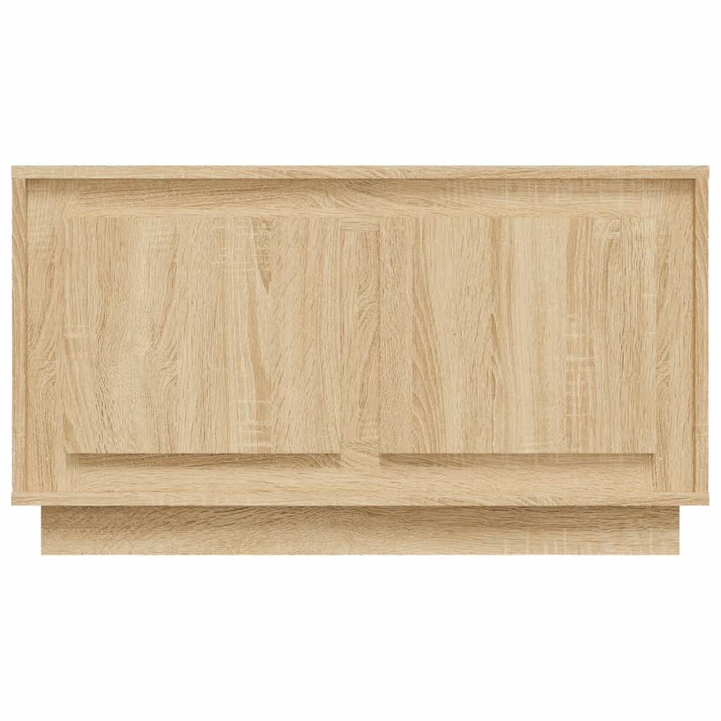 Meuble TV chêne Sonoma 80x35x45 cm matériau bois