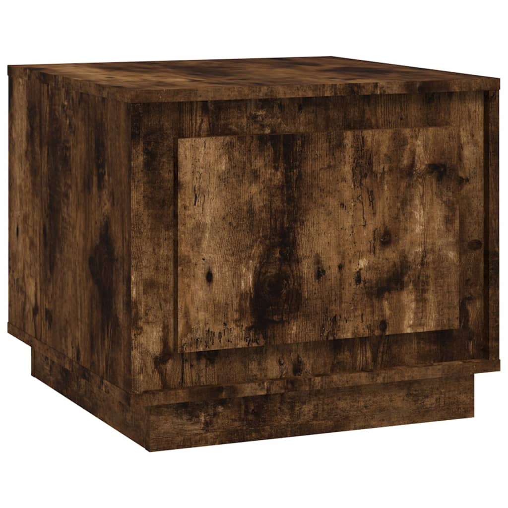 Coffee table smoked oak 51x50x44 cm wood material