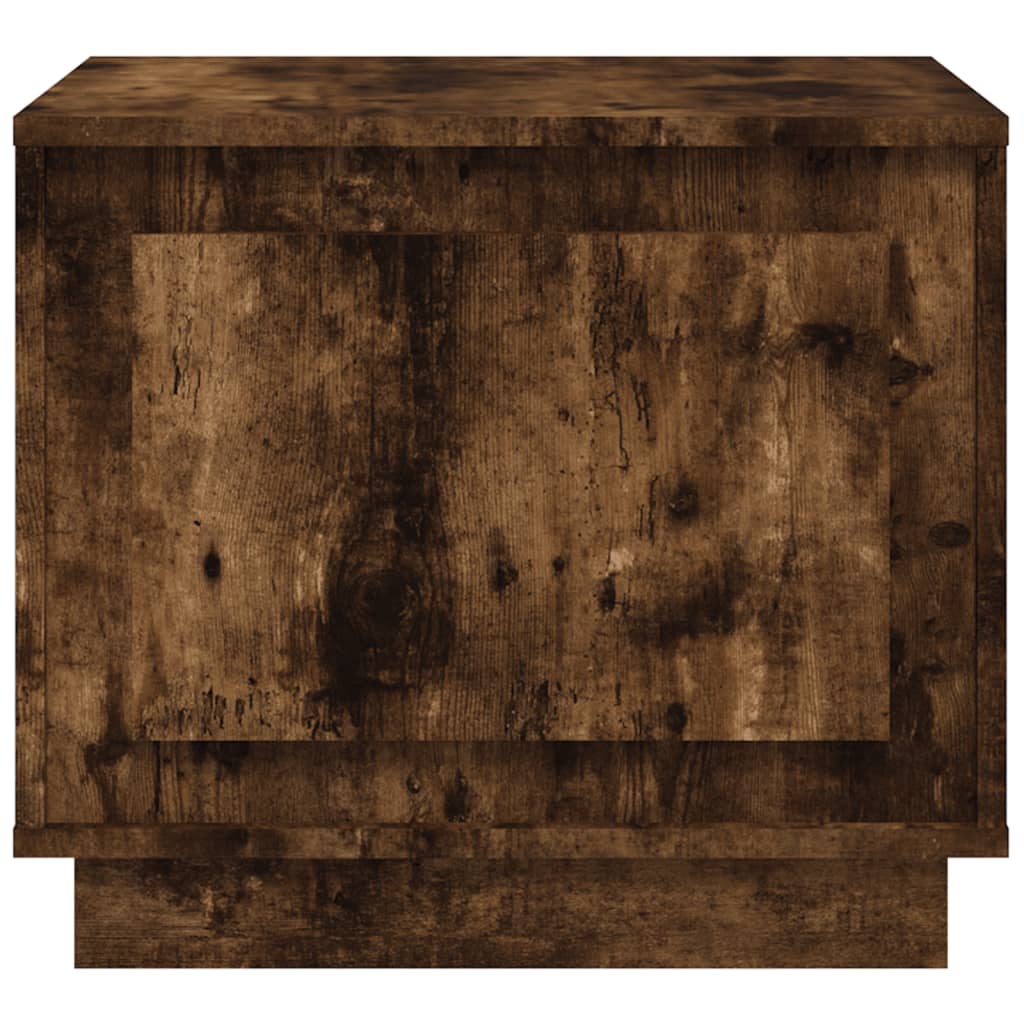 Coffee table smoked oak 51x50x44 cm wood material