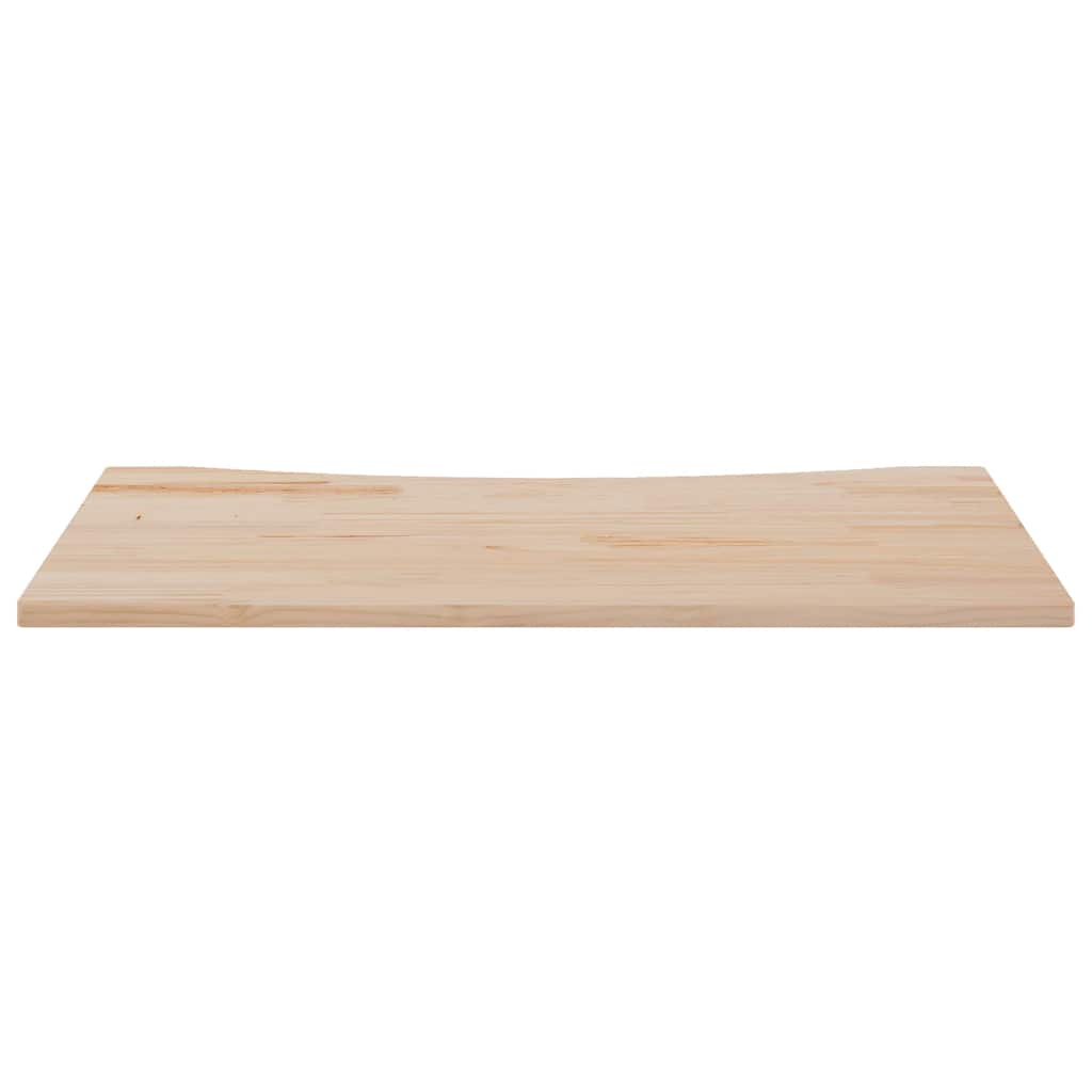 Plateau de bureau 100x50x2,5 cm en pin massif
