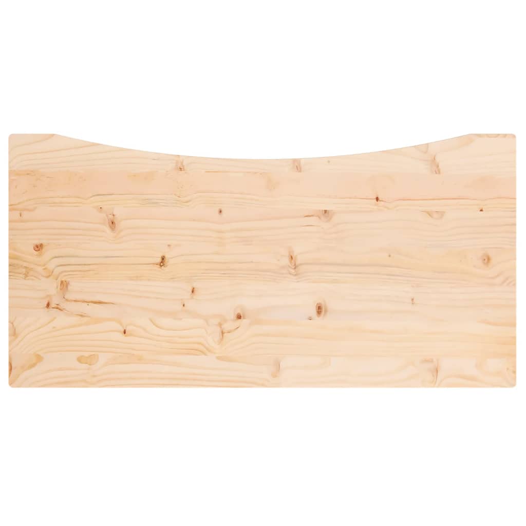 Desk top 110x60x2.5 cm solid pine wood