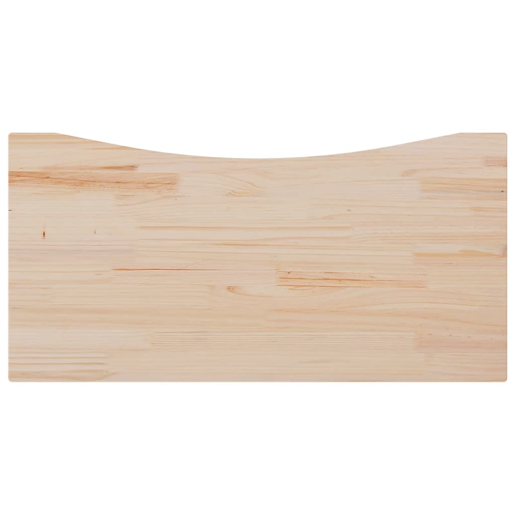 Desk top 110x60x2.5 cm solid pine wood