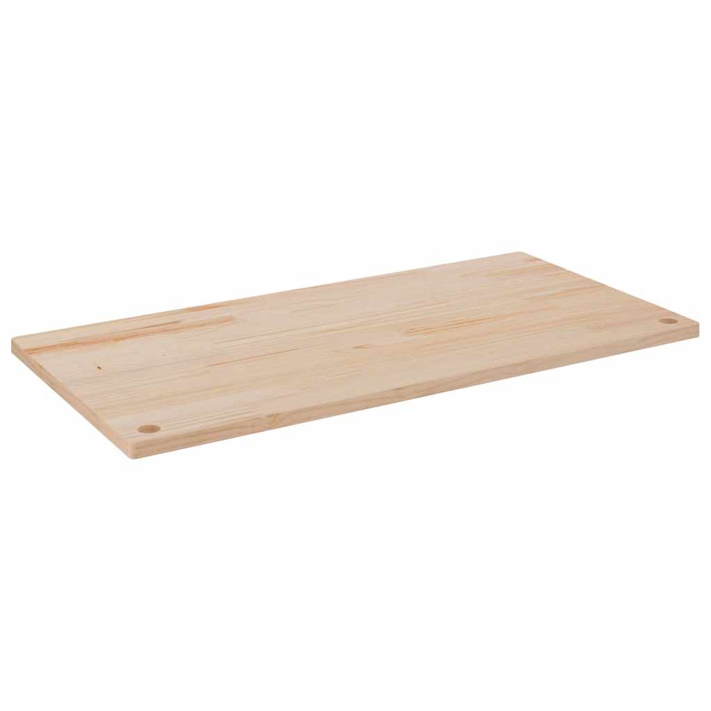 Desk top 110x55x2.5 cm solid pine wood