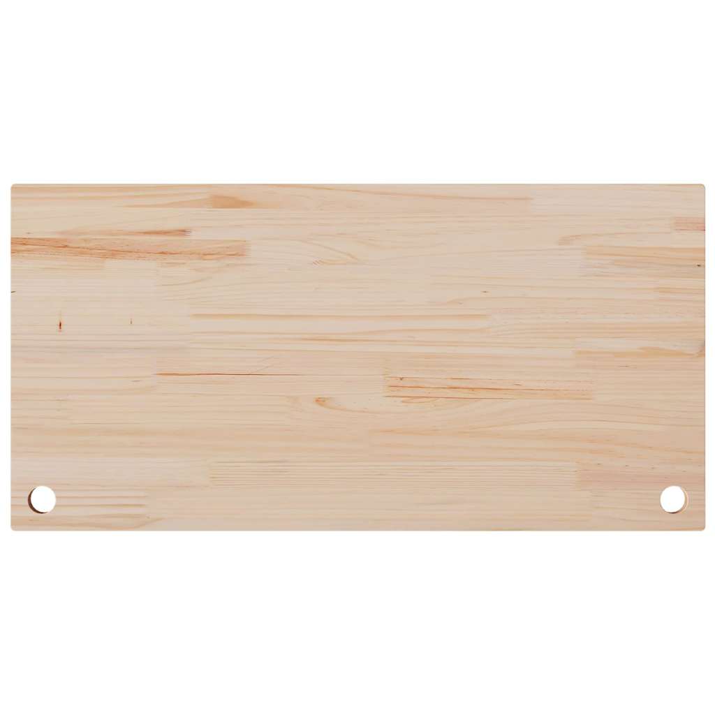 Desk top 110x55x2.5 cm solid pine wood