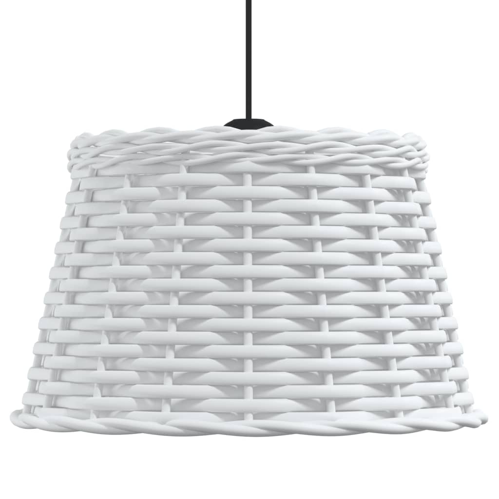 Lampshade White Ø38x23 cm Wicker