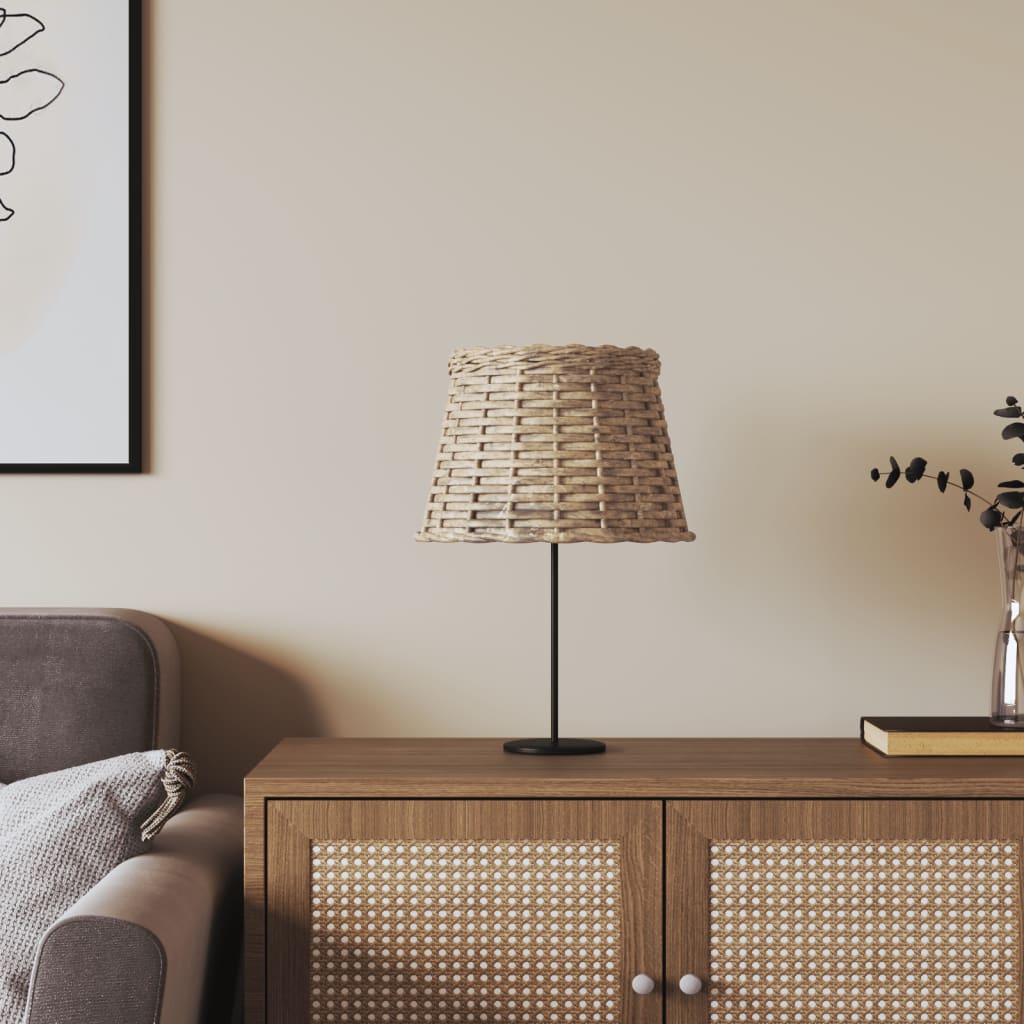 Lampshade Brown Ø25x17 cm Wicker