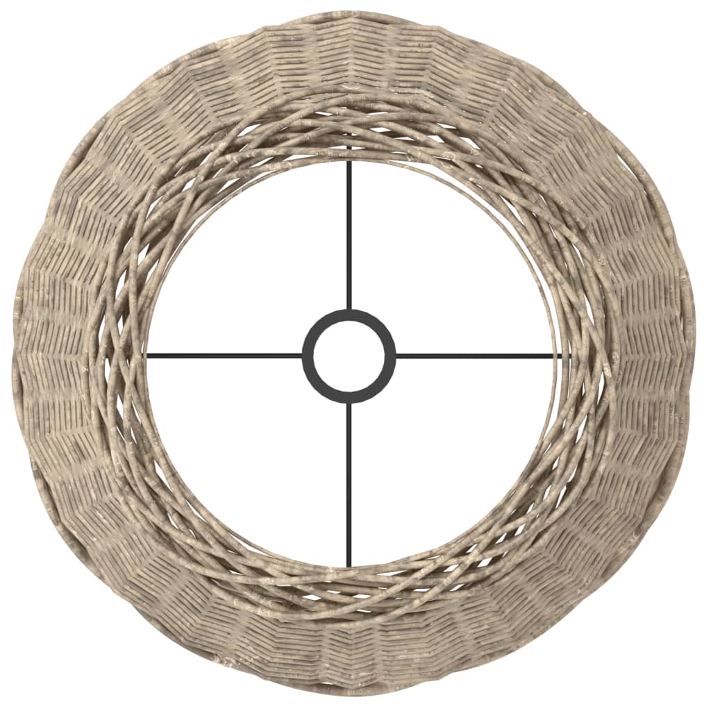 Lampshade Brown Ø45x28 cm Wicker