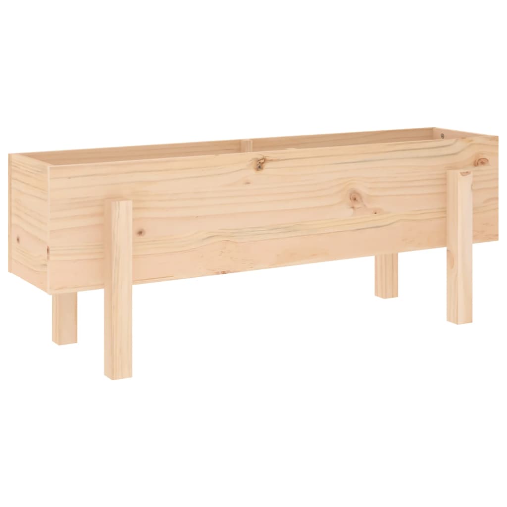 Jardinière surélevée 101x30x38 cm en pin massif