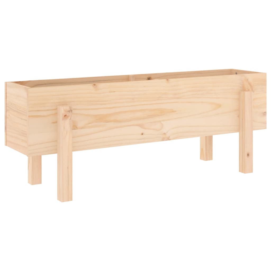 Jardinière surélevée 101x30x38 cm en pin massif