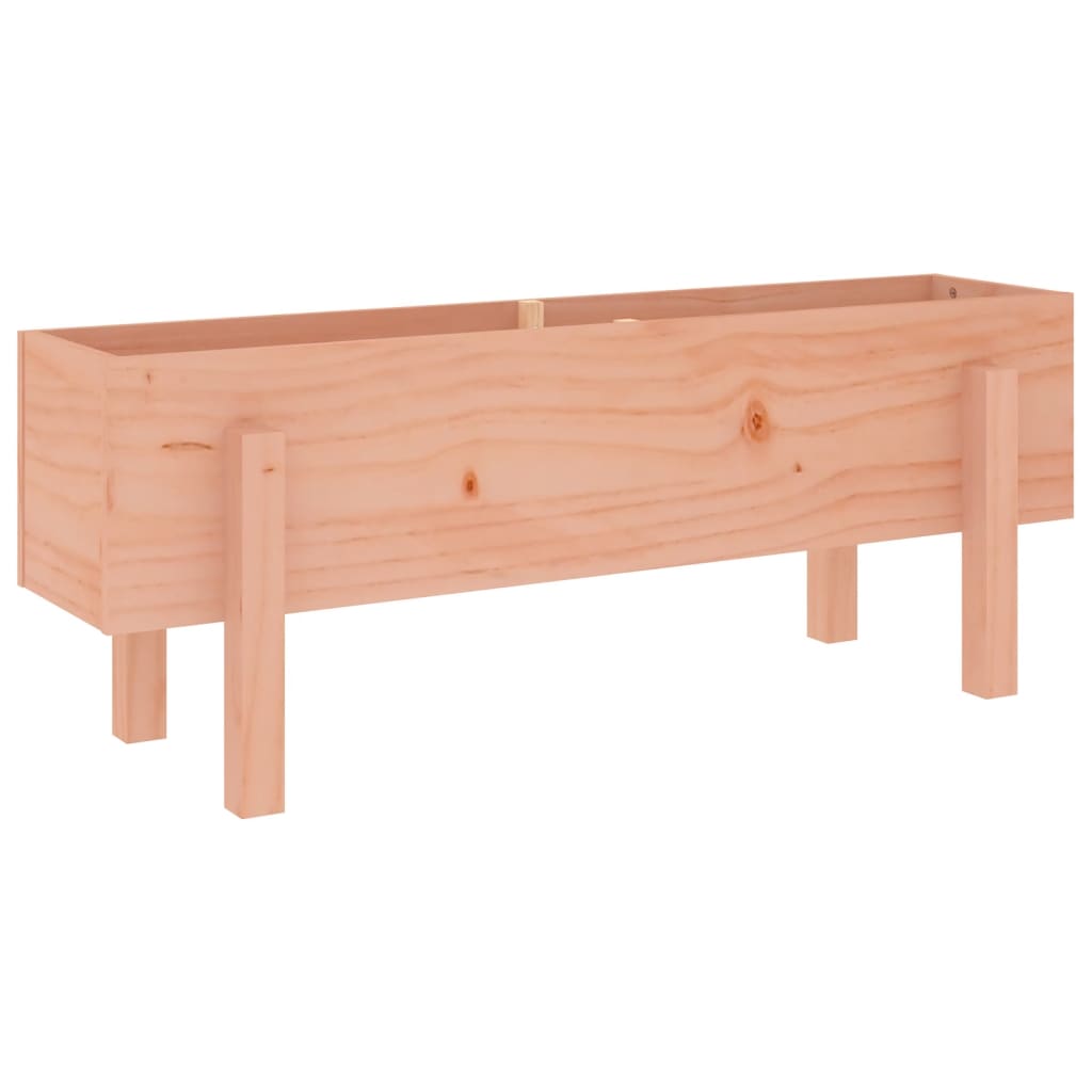 Jardinière surélevée 101x30x38 cm en bois massif de sapin Douglas