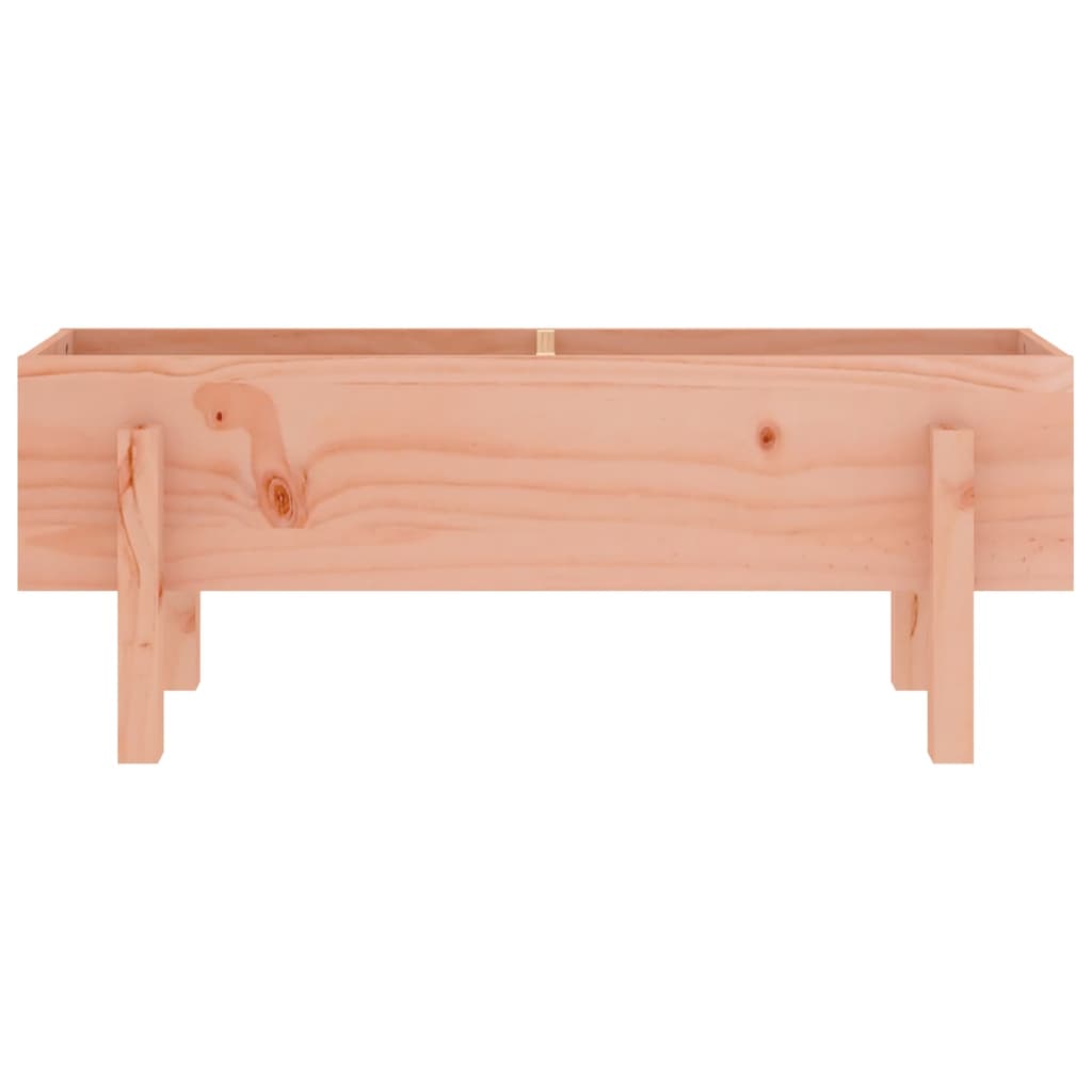 Jardinière surélevée 101x30x38 cm en bois massif de sapin Douglas