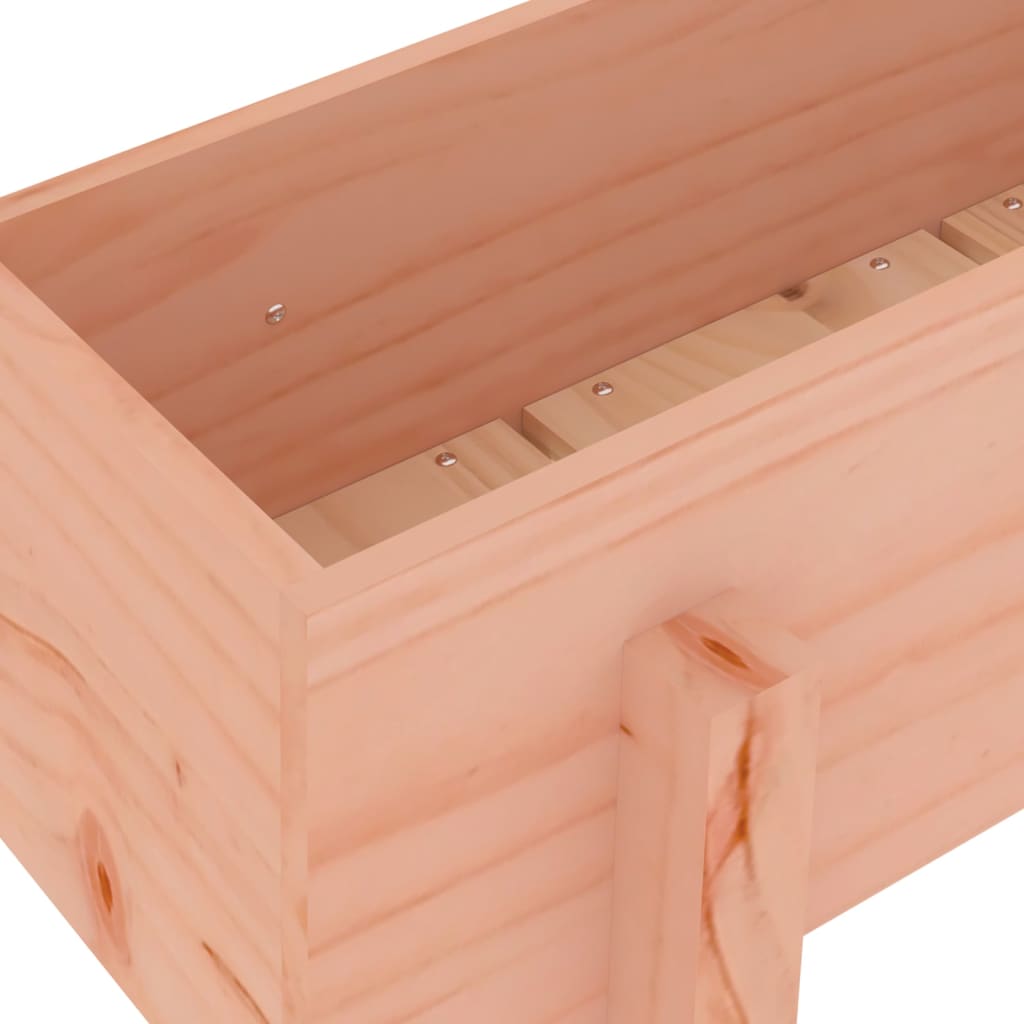 Jardinière surélevée 101x30x38 cm en bois massif de sapin Douglas