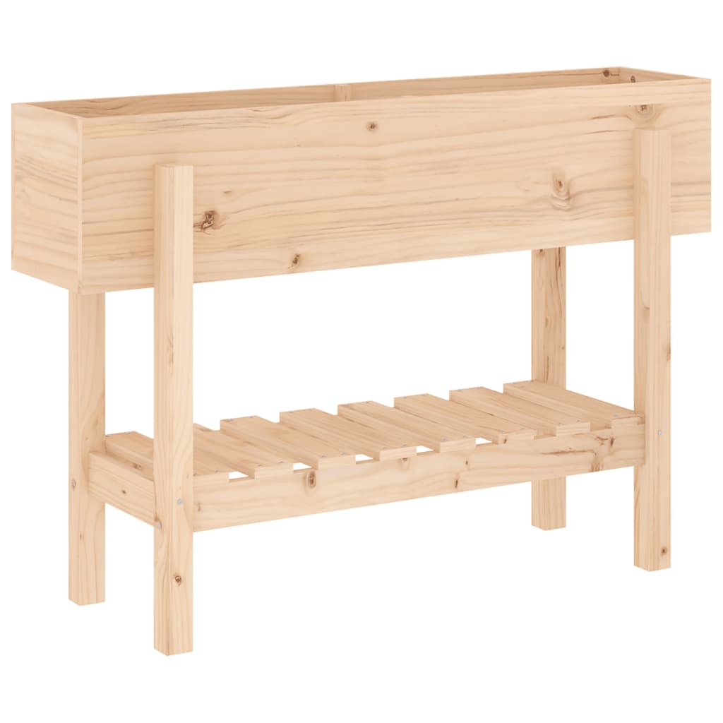 Jardinière surélevée 101x30x69 cm en pin massif