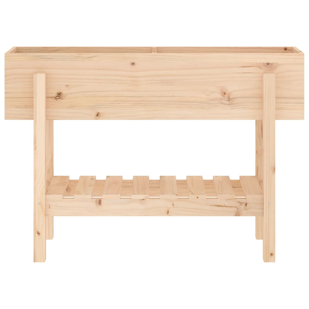 Jardinière surélevée 101x30x69 cm en pin massif