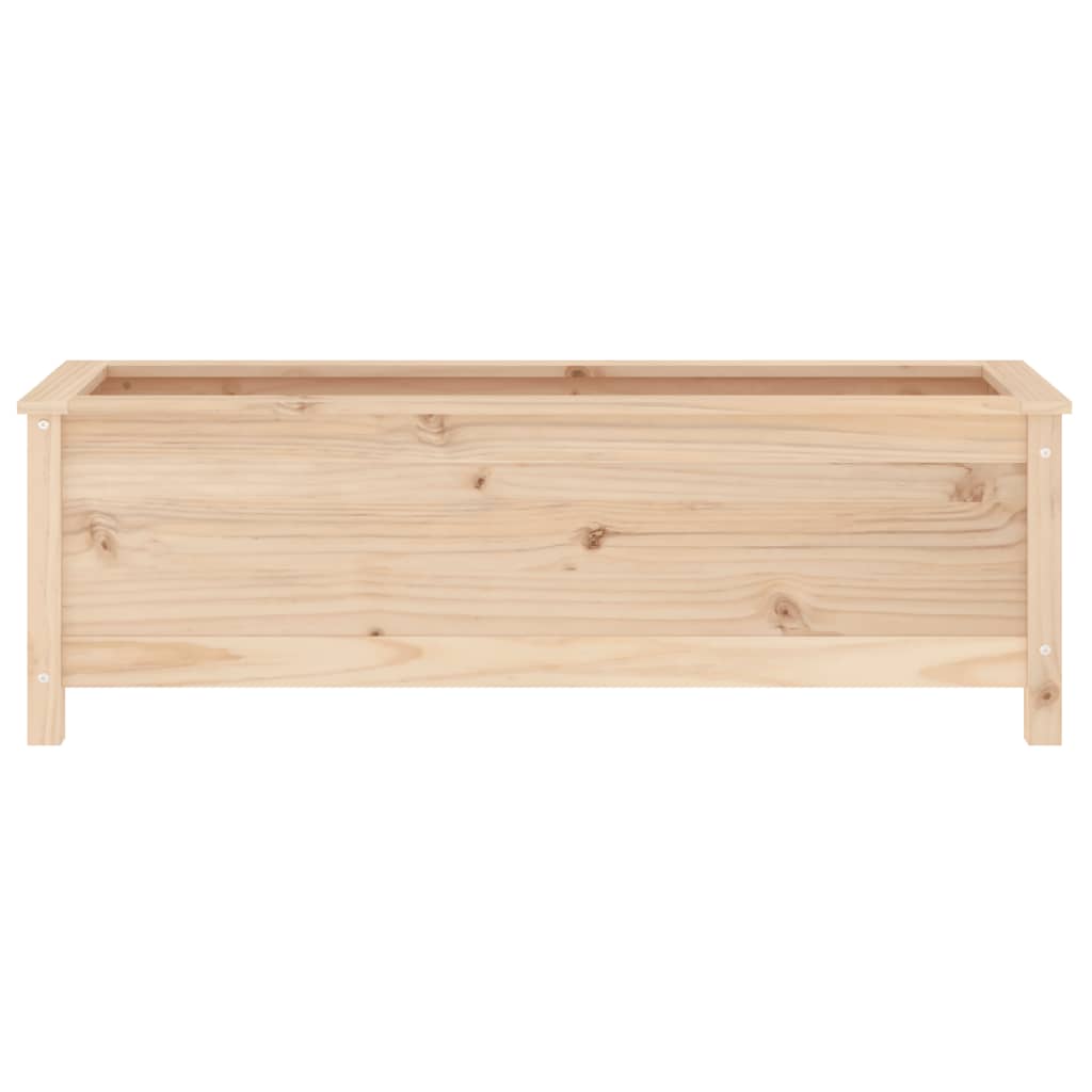 Hochbeet 119,5x40x39 cm Massivholz Kiefer