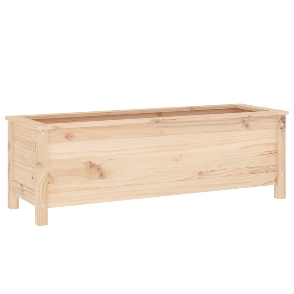 Hochbeet 119,5x40x39 cm Massivholz Kiefer