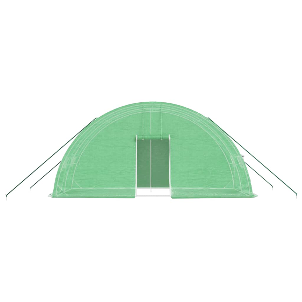 Greenhouse with steel frame Green 12 m² 6x2x2.85 m