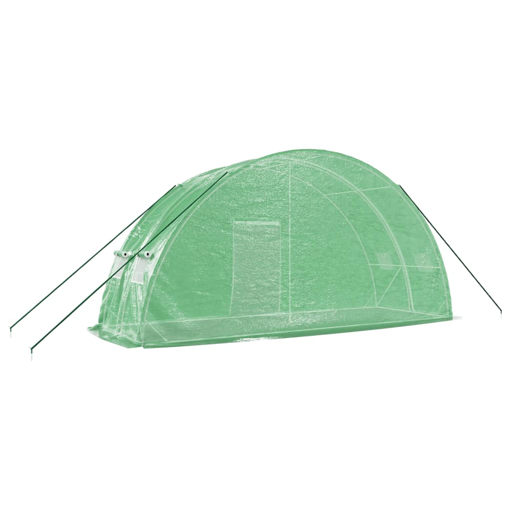 Greenhouse with steel frame Green 12 m² 6x2x2.85 m