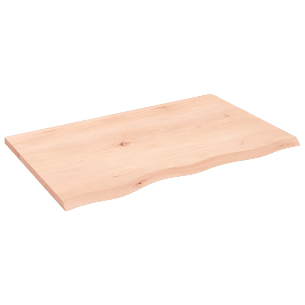 Wall shelf 80x50x2 cm solid oak untreated