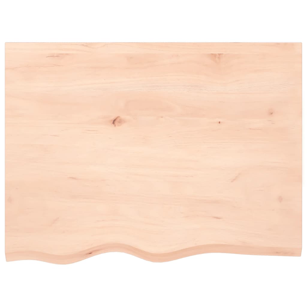 Wall shelf 80x60x2 cm solid oak untreated