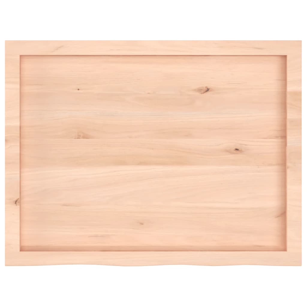 Wall shelf 80x60x(2-4) cm solid oak untreated