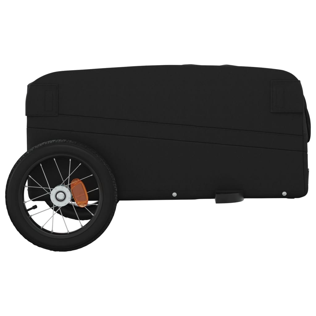 Bicycle Trailer Black 30 kg Iron