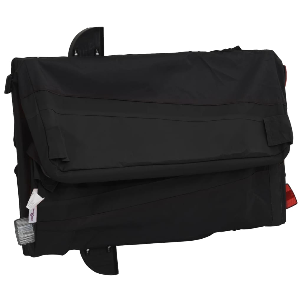 Bicycle Trailer Black 30 kg Iron