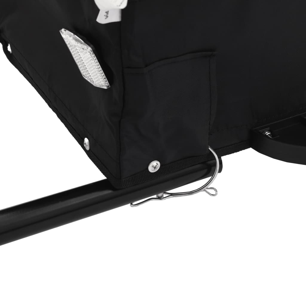 Bicycle Trailer Black 30 kg Iron