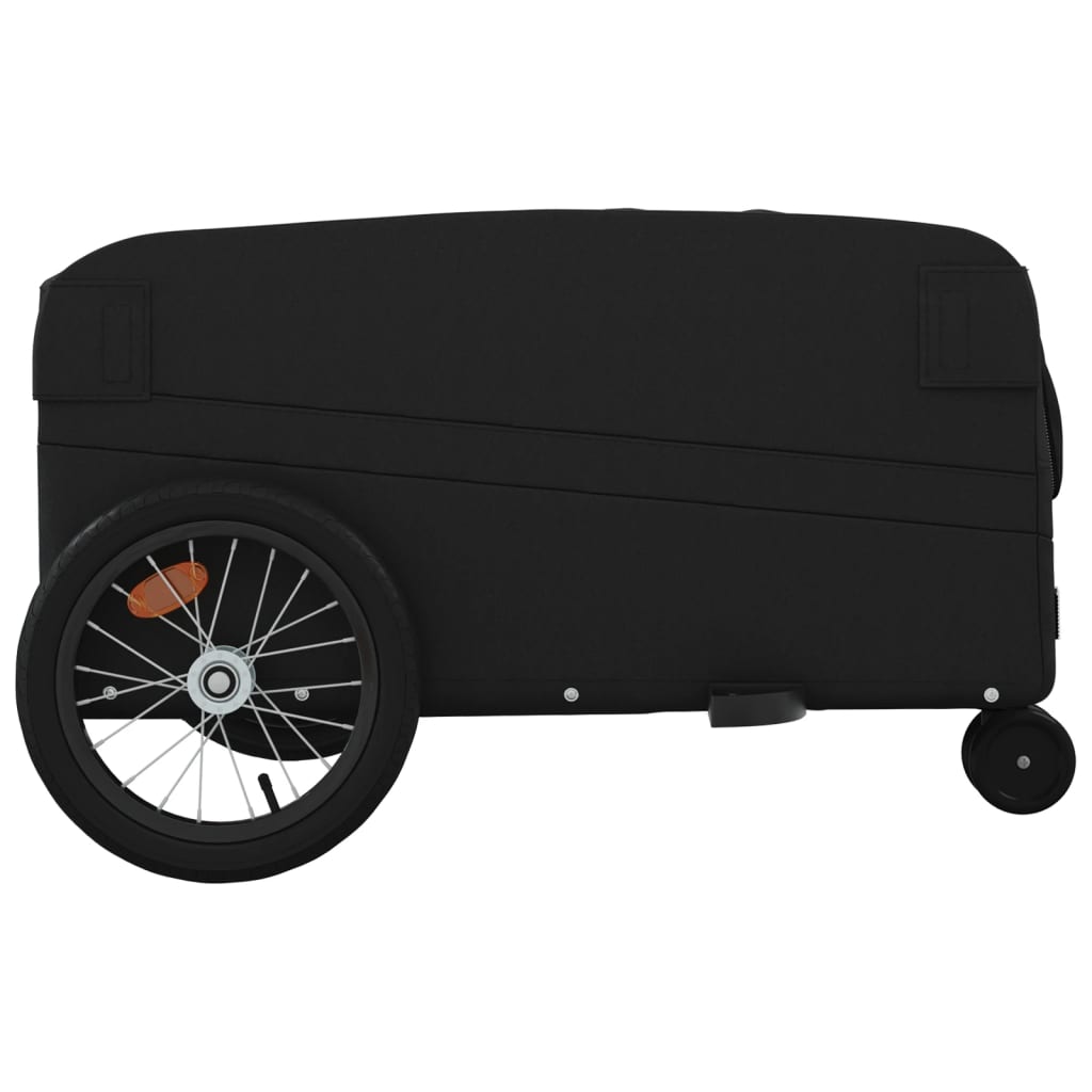 Bicycle Trailer Black 45 kg Iron