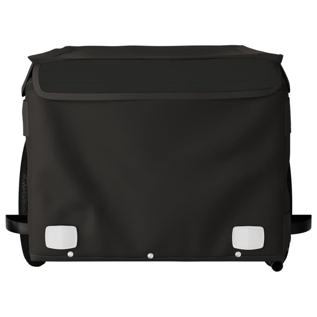 Bicycle Trailer Black 30 kg Iron