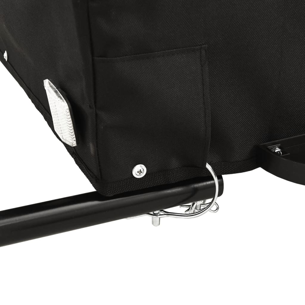 Bicycle Trailer Black 30 kg Iron