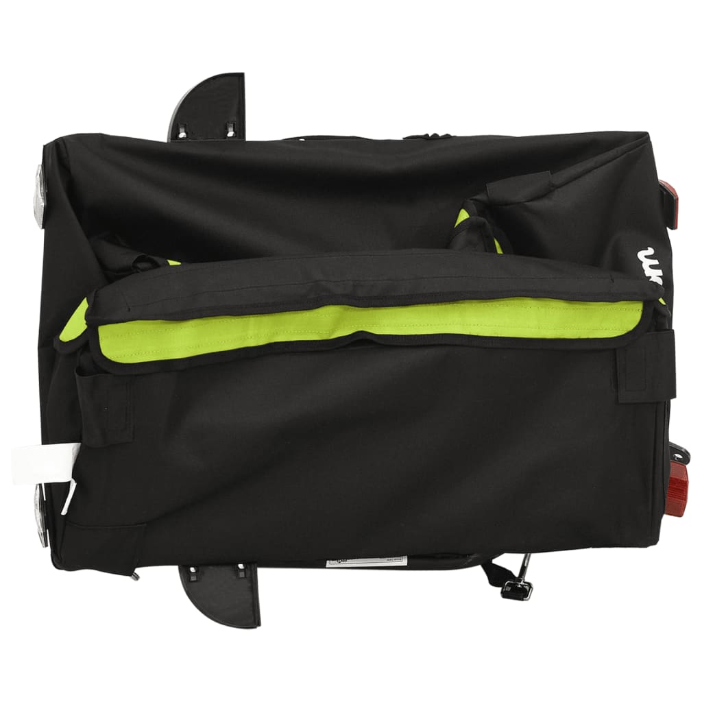 Bicycle Trailer Black and Green 30 kg Iron