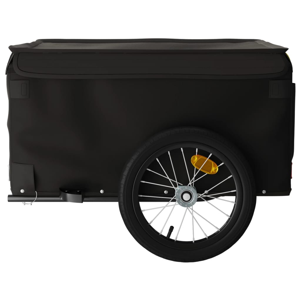 Bicycle Trailer Black 45 kg Iron