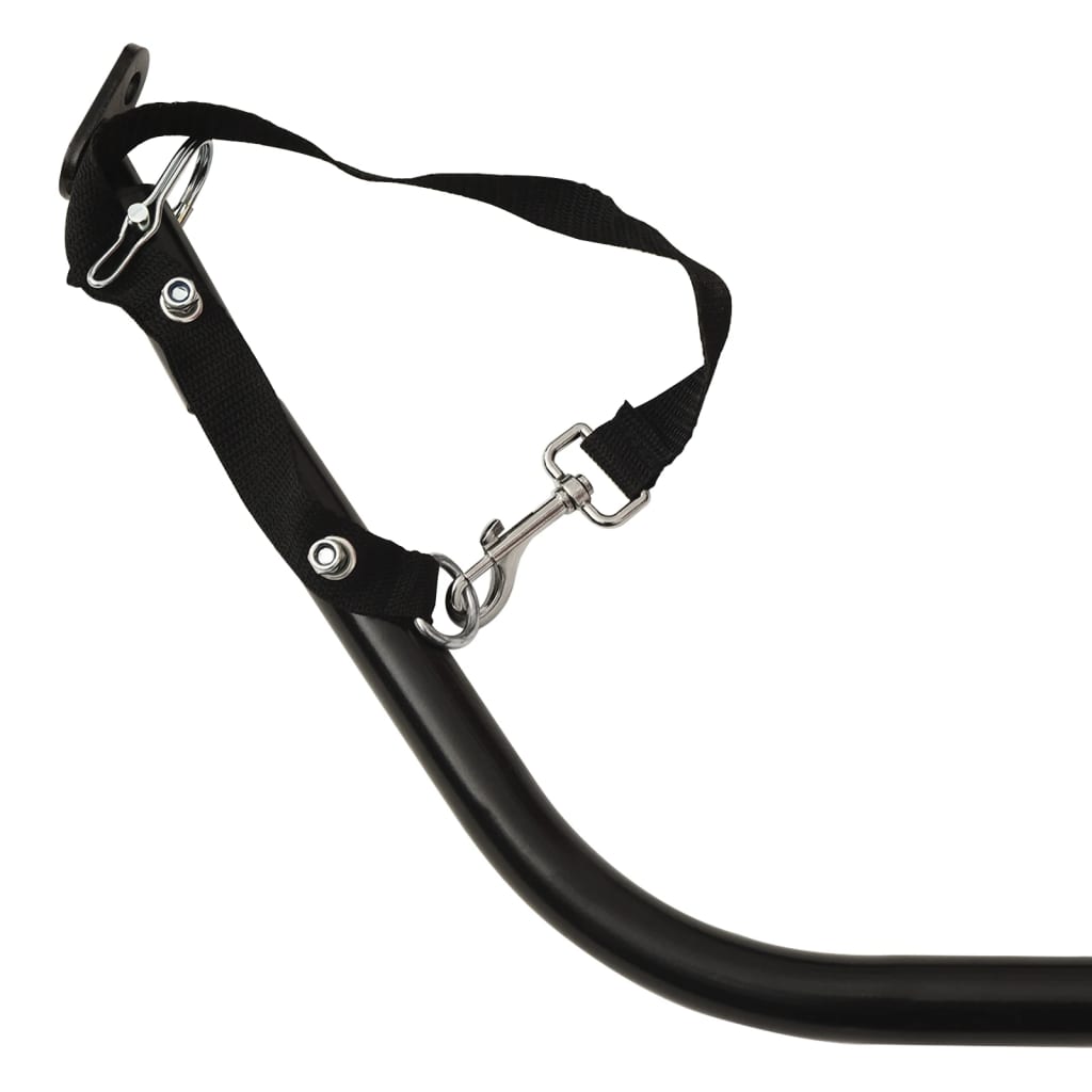 Bicycle Trailer Black 45 kg Iron
