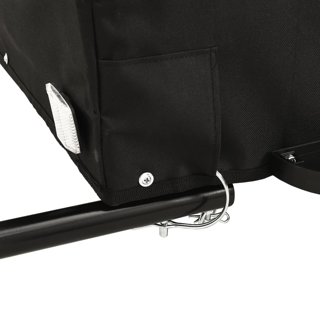 Bicycle Trailer Black 45 kg Iron