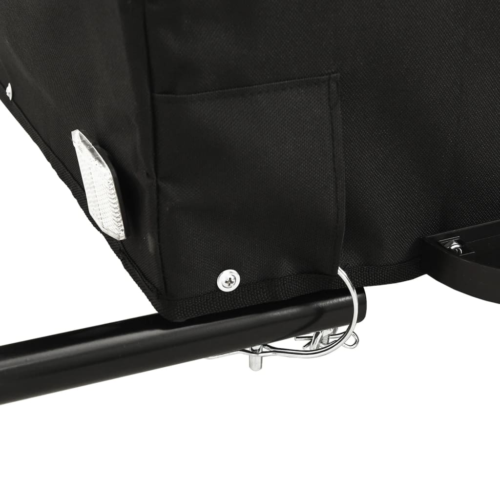 Bicycle Trailer Black 30 kg Iron