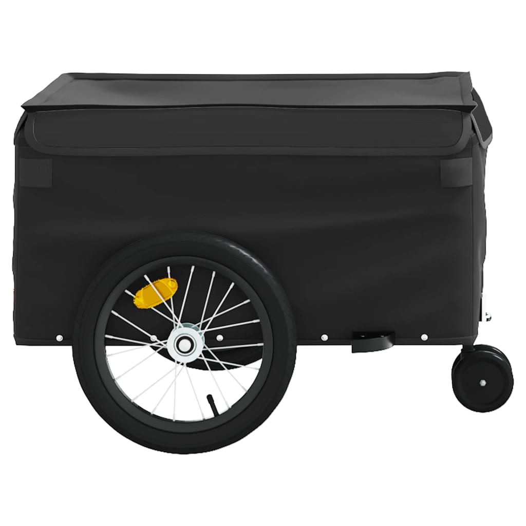 Bicycle Trailer Black 45 kg Iron