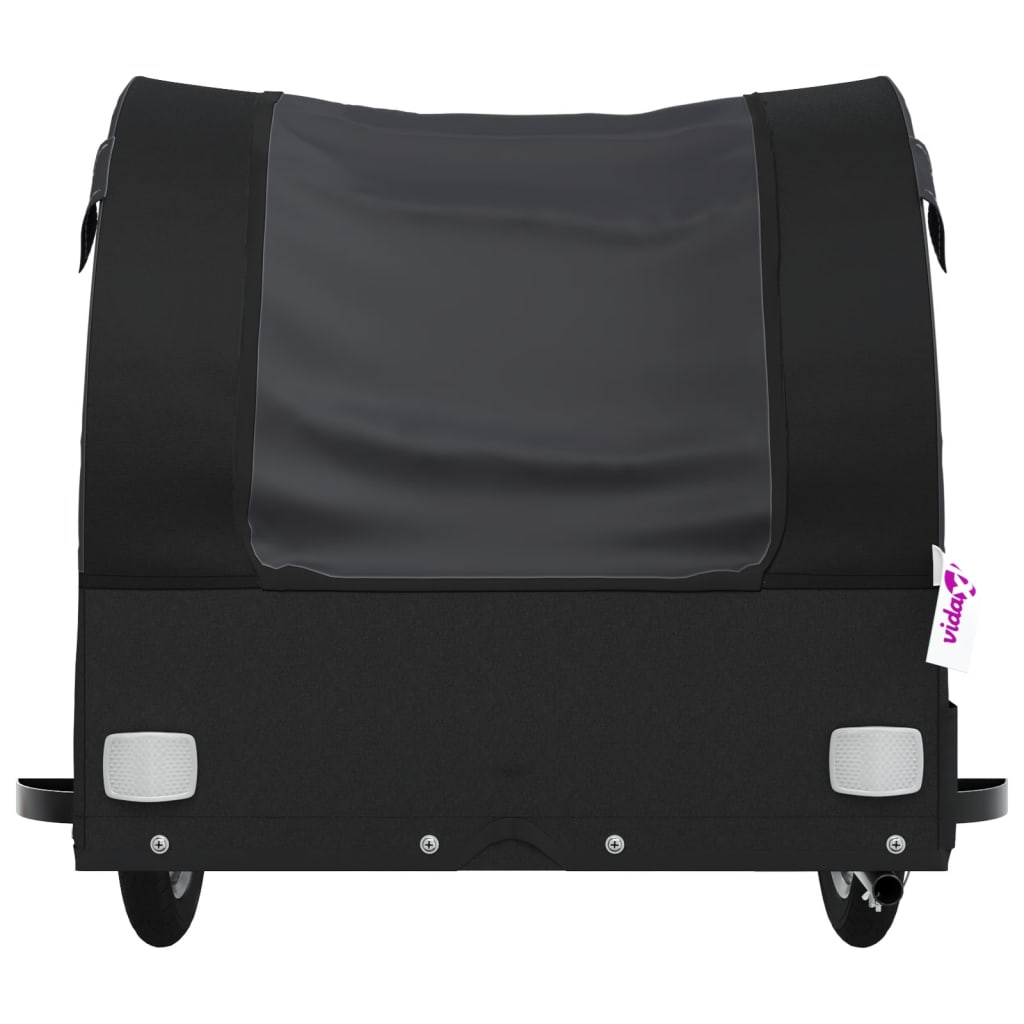 Bicycle Trailer Black 30 kg Iron