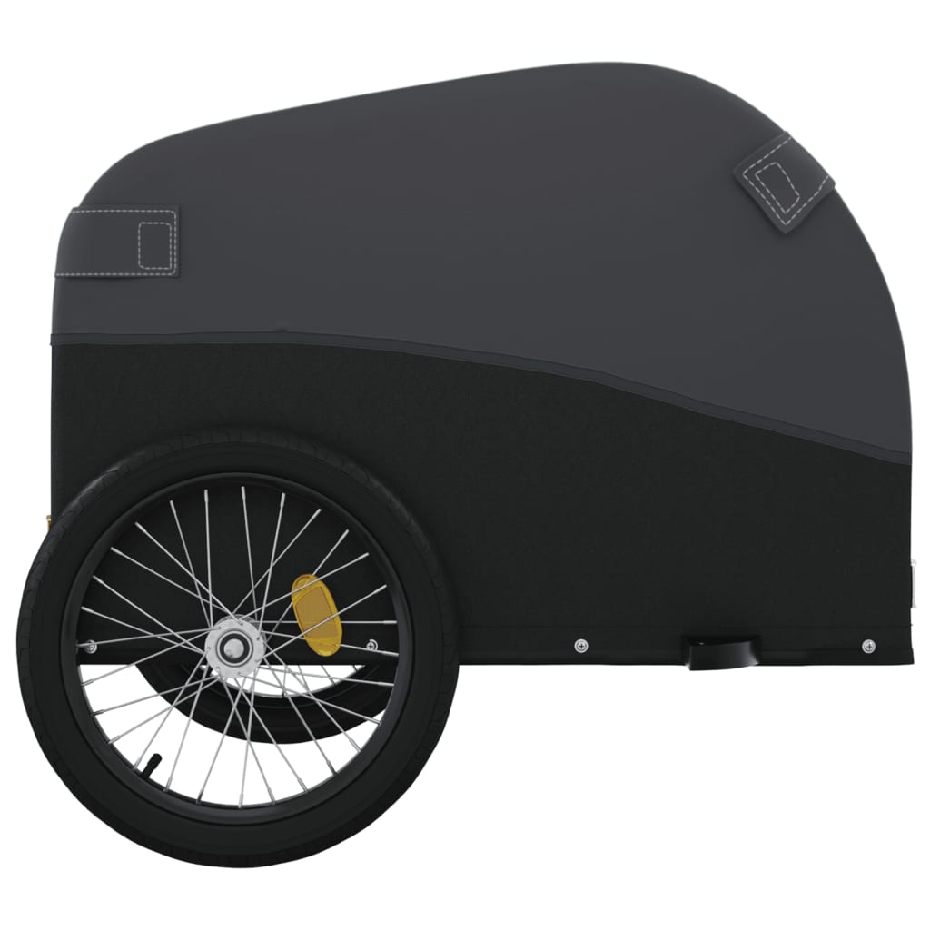 Bicycle Trailer Black 30 kg Iron