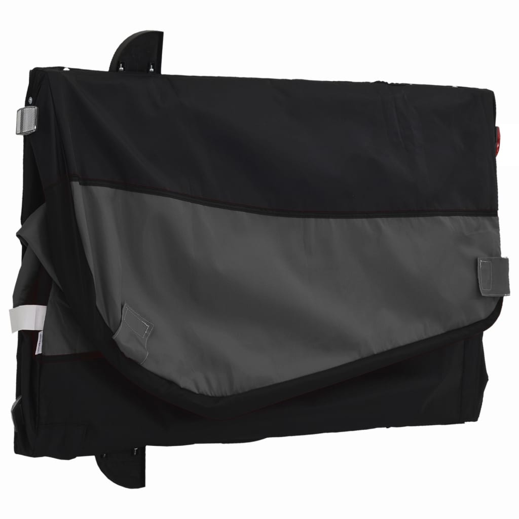 Bicycle Trailer Black 30 kg Iron