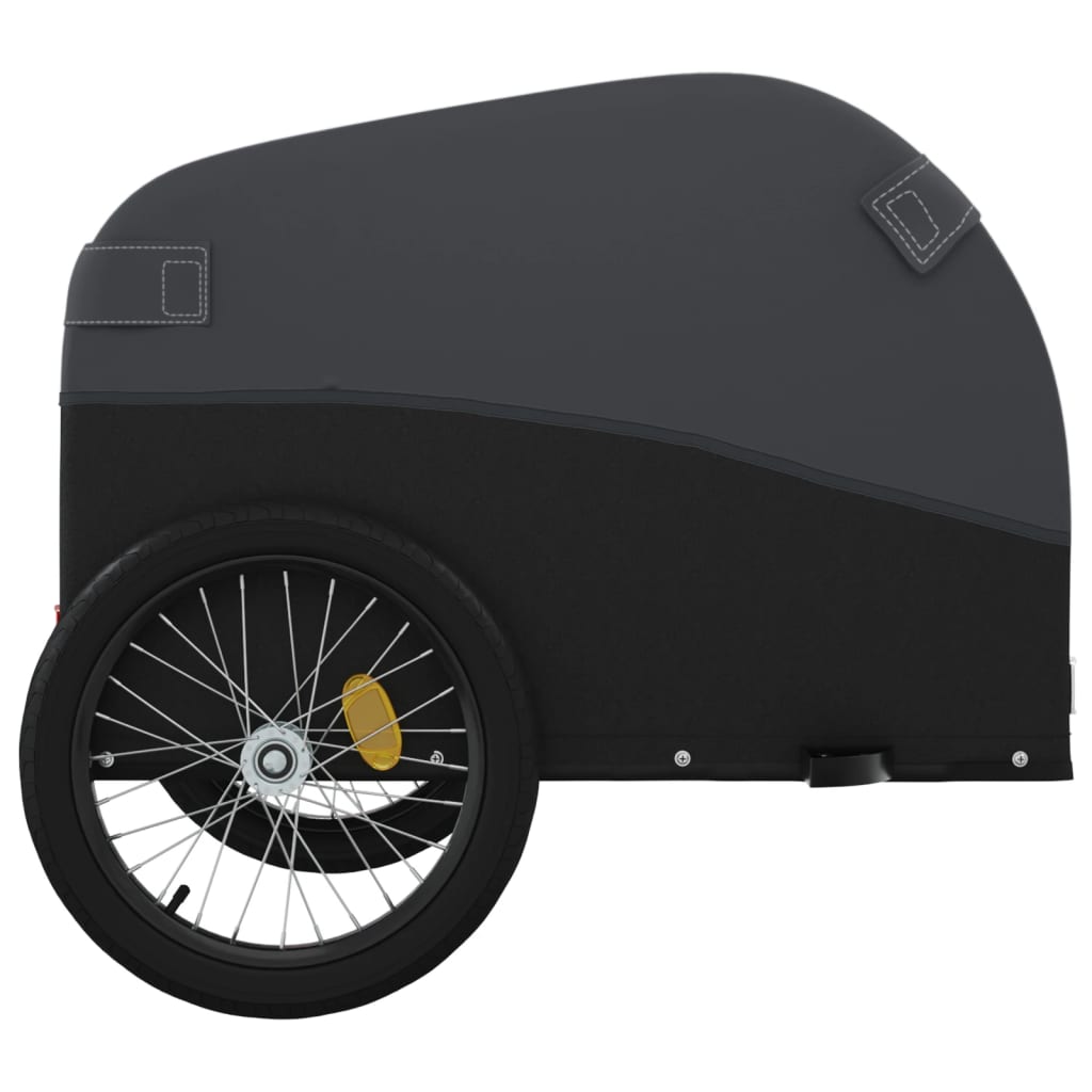 Bicycle Trailer Black 45 kg Iron