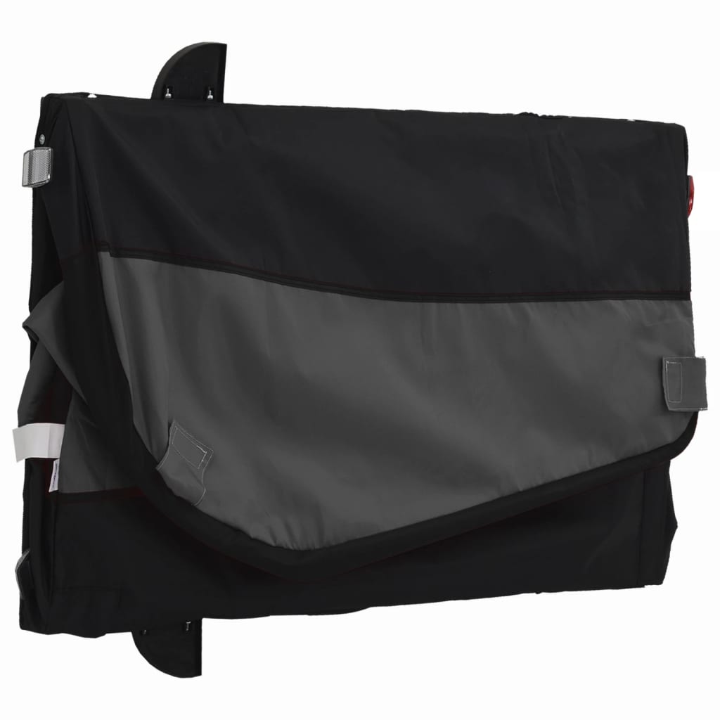Bicycle Trailer Black 45 kg Iron