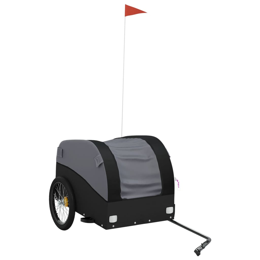 Bicycle Trailer Black 45 kg Iron