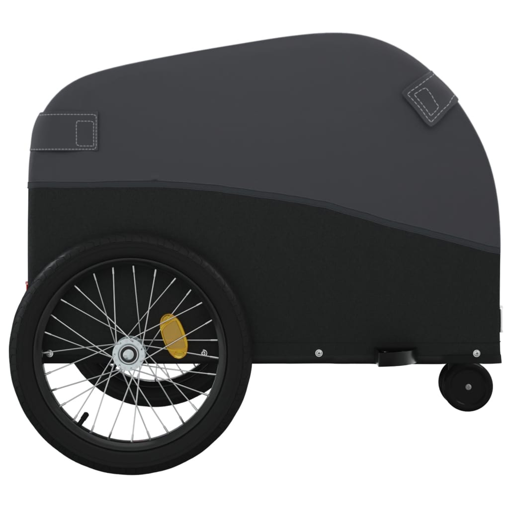 Bicycle Trailer Black 30 kg Iron